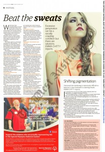 Mind and Body, Beat the Sweats. Click on image to view original article.